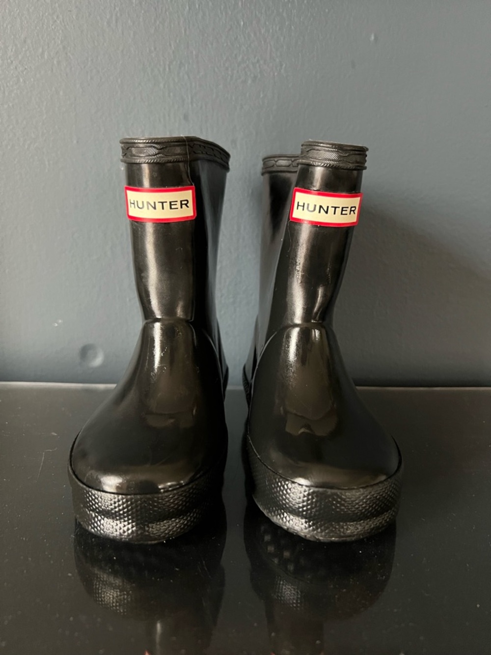 Hunter Kids First Glossy Rain Boots